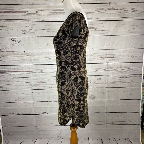 PAPAYA spandex night out sparkly mini dress Sz L - Picture 8 of 14